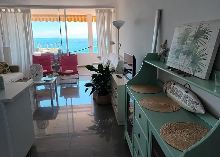 Great Oportunity Costa Adeje Holiday Apartment First Sea Line Free Wifi